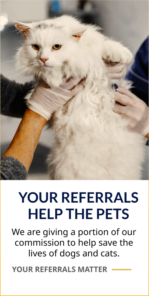 Referrals help the pets